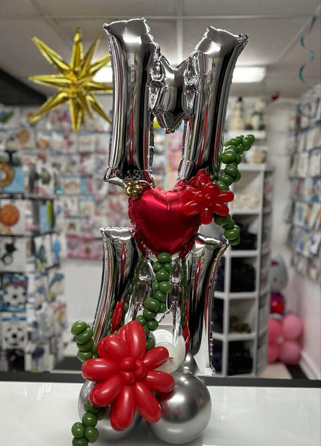 Décor de Ballons "Anniversaire M &M" ! Personnalisé