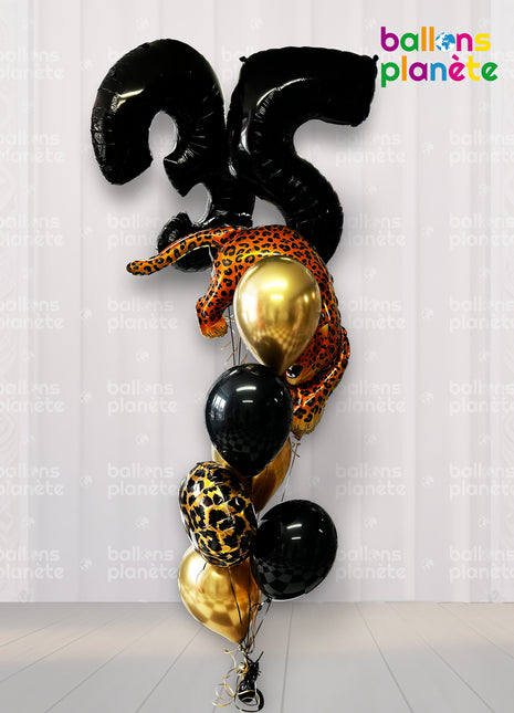 Bouquet de Ballons "Anniversaire Sauvage "