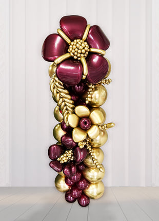 Colonne de Ballons "Fleur Élégante"