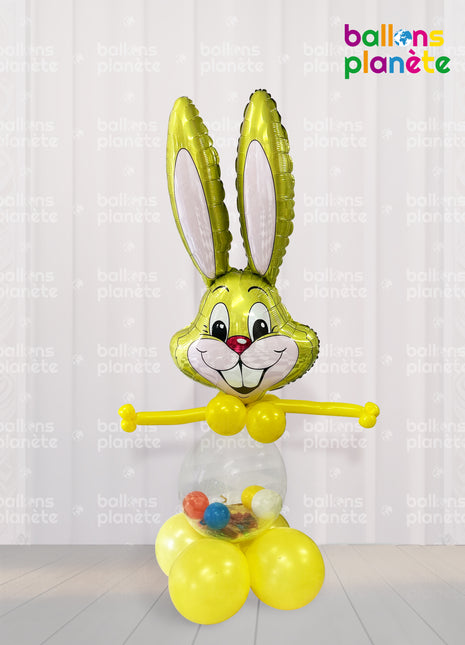 Création Ballon Lapin Joyeux