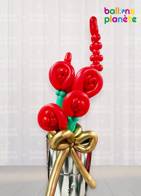Bouquet de Fleurs  Rouges