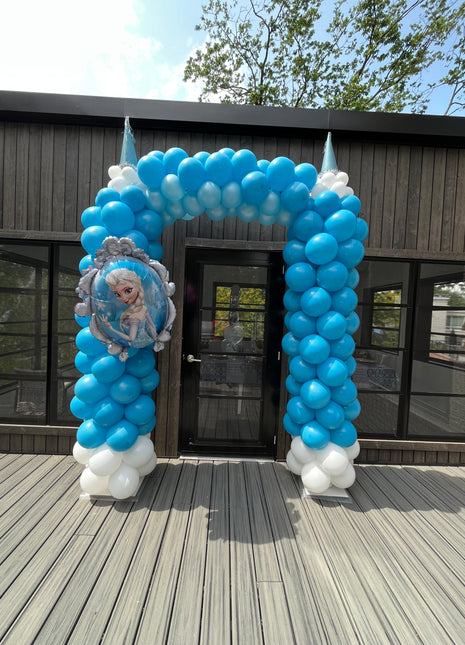 Arche de Ballons "Reine des Neiges"