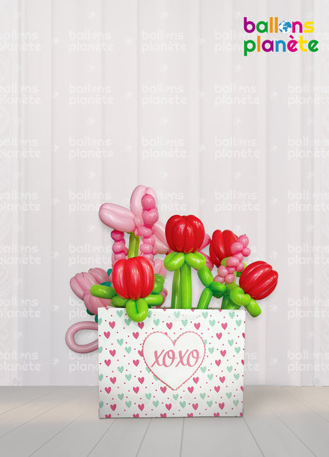 Bouquet de Ballons "XOXO"