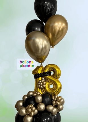 Bouquet Personnalisé 18 doré