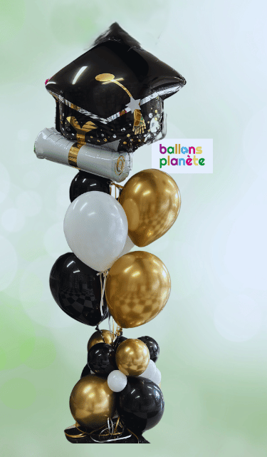 Ballons Graduation Chapeau