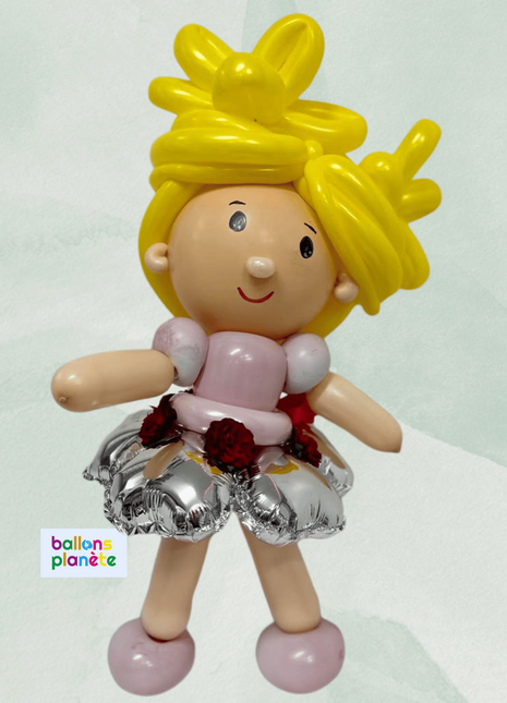 Poupée en Ballons "Princesse Joyeuse"