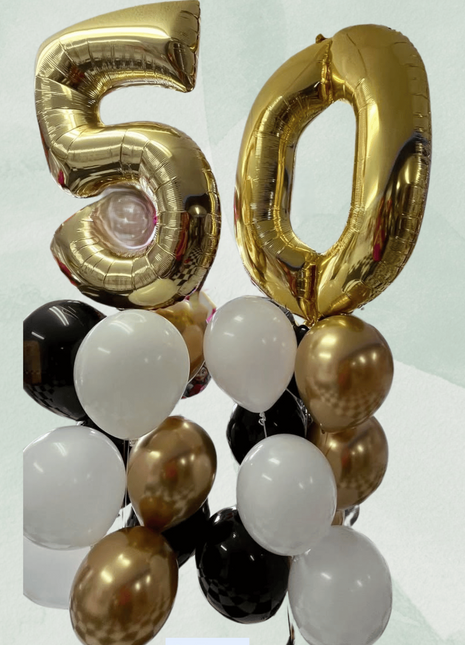 Bouquet 50 ans doré
