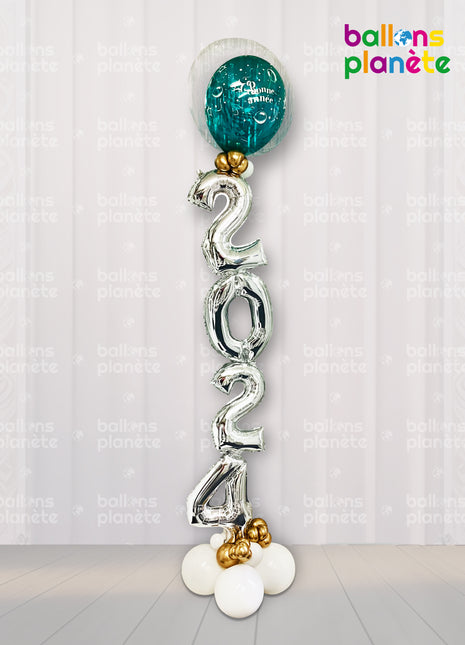Décor Ballons "Bonne Année "