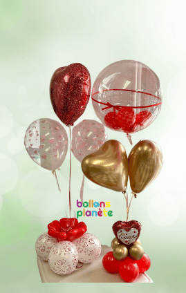 Bouquet de Ballons "Célébration d'Amour" !