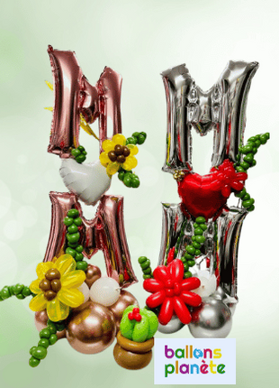 Décor de Ballons "Anniversaire M &M" ! Personnalisé