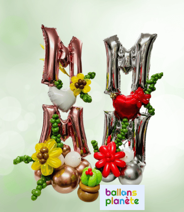 Décor de Ballons "Anniversaire M &M" ! Personnalisé