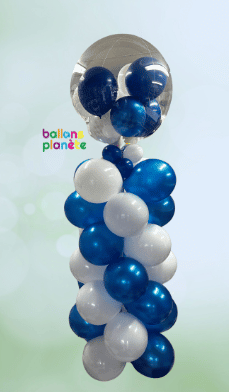 Colonne Bleu - Blanc
