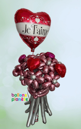 Bouquet de Ballons "Je T'aime"