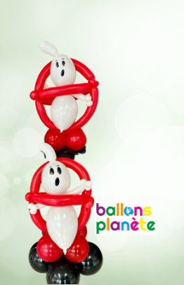 Décor de Ballons "Fantômes Amusants" !