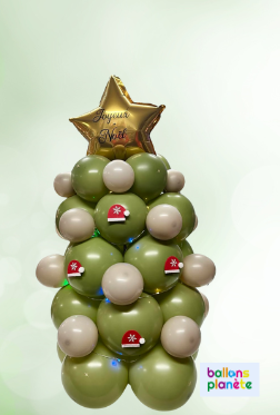 Décor de Ballons "Sapin de Noël" !