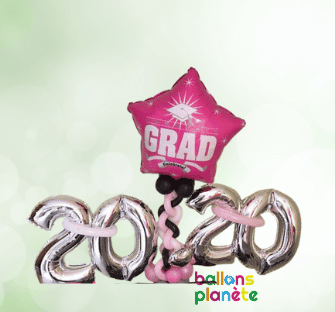 Décor de Ballons "Graduation Rose" !