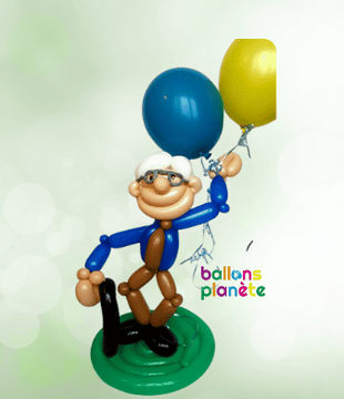 Structure de Centre Table en Ballons "Papy Joyeux" !