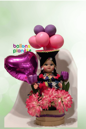 Décor "Poupée Florale et Ballons" !