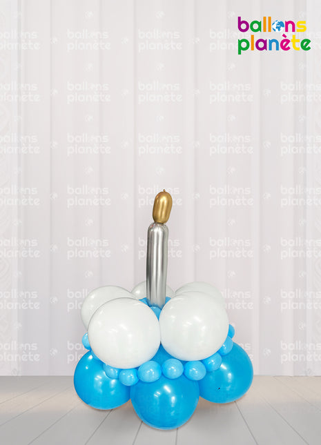 Structure Gâteau en Ballons Festive