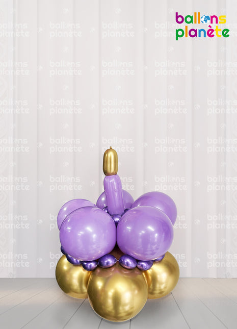 Structure Gâteau en Ballons Festive