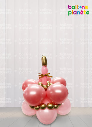 Structure Gâteau en Ballons Festive